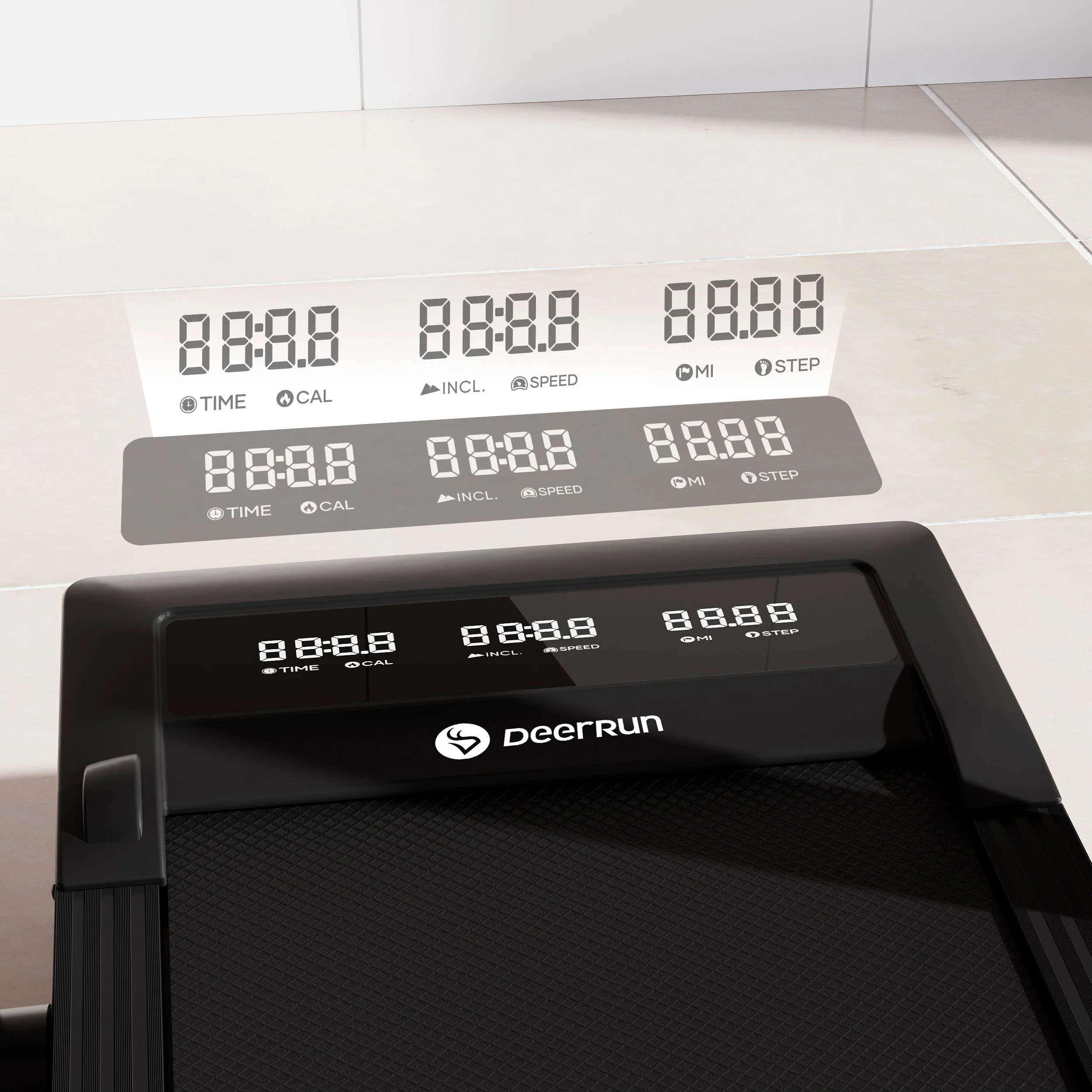 DeerRun Z10 Pro Muse Type 2 in 1 Foldable Treadmill with Remote Control, 12% Auto Incline - Image 14