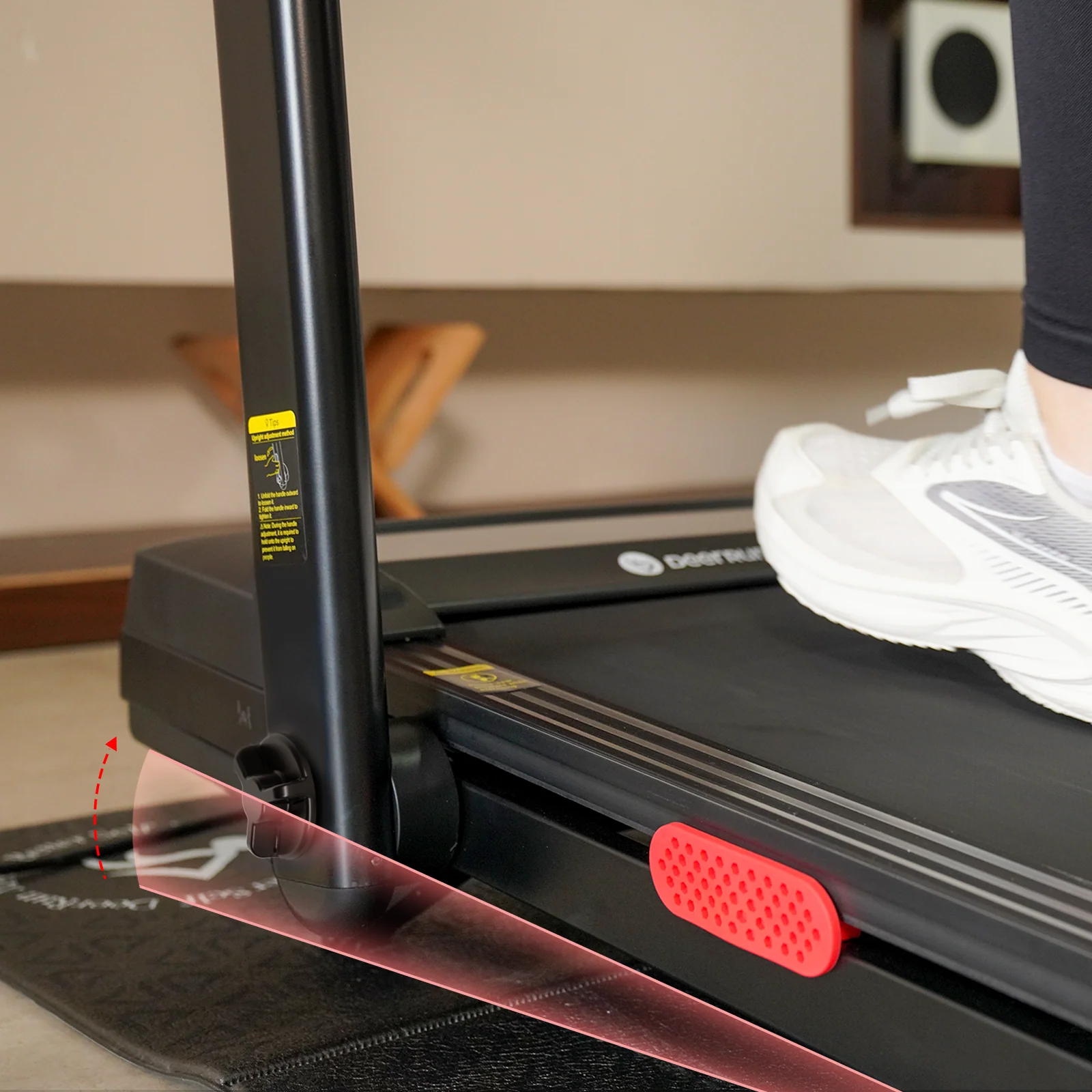 DeerRun Z10 Pro Muse Type 2 in 1 Foldable Treadmill with Remote Control, 12% Auto Incline - Image 19