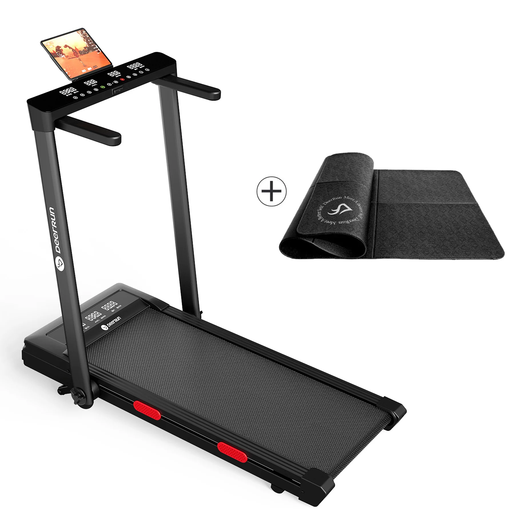 DeerRun Z10 Pro Muse Type 2 in 1 Foldable Treadmill with Remote Control, 12% Auto Incline - Image 29