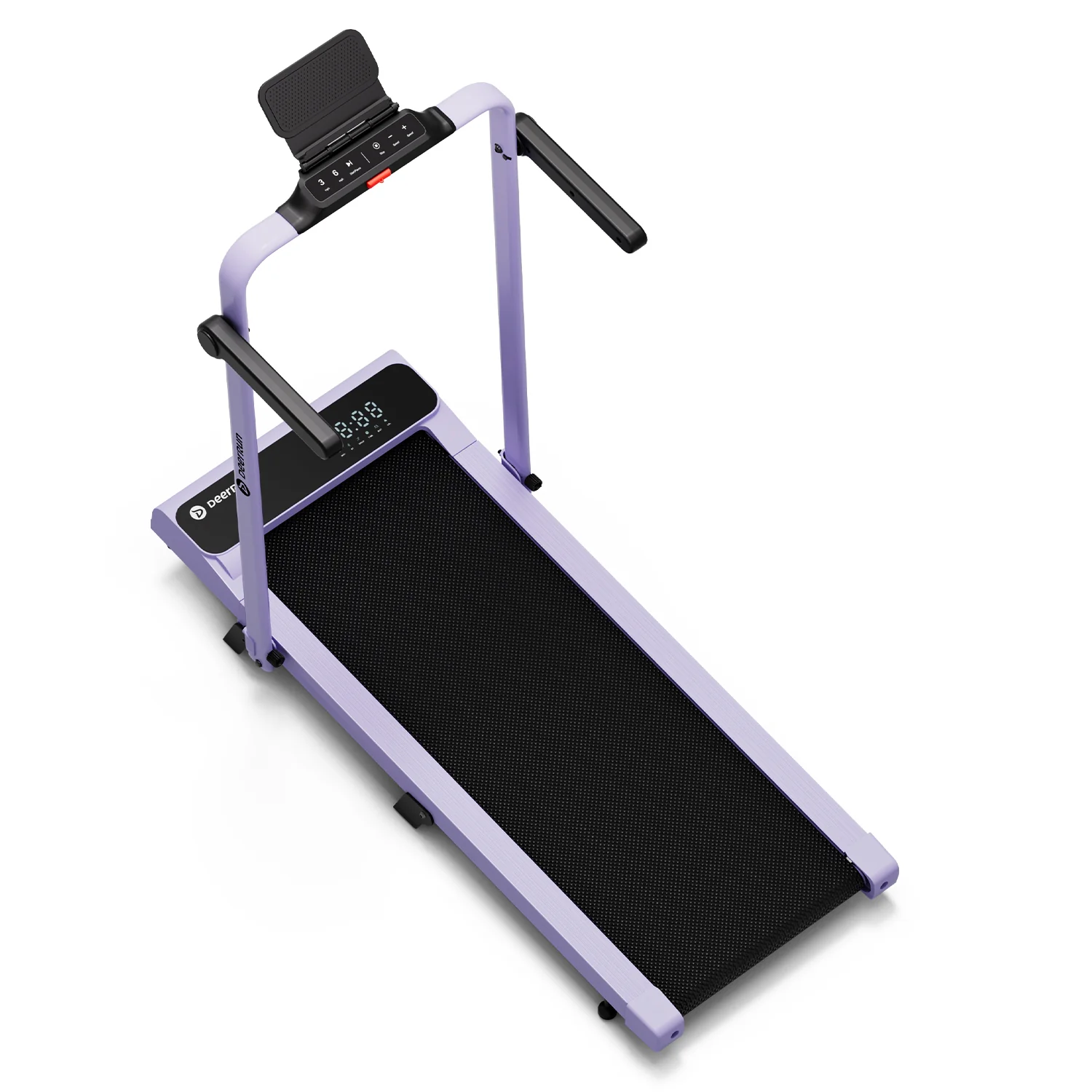2026 New A6 Plus Handle 5% Incline 2 in 1 Foldable Treadmill with Whole Screen Upgraded Chip & NFC Support | 300 lbs, 7.5 mph, Purple - Image 26