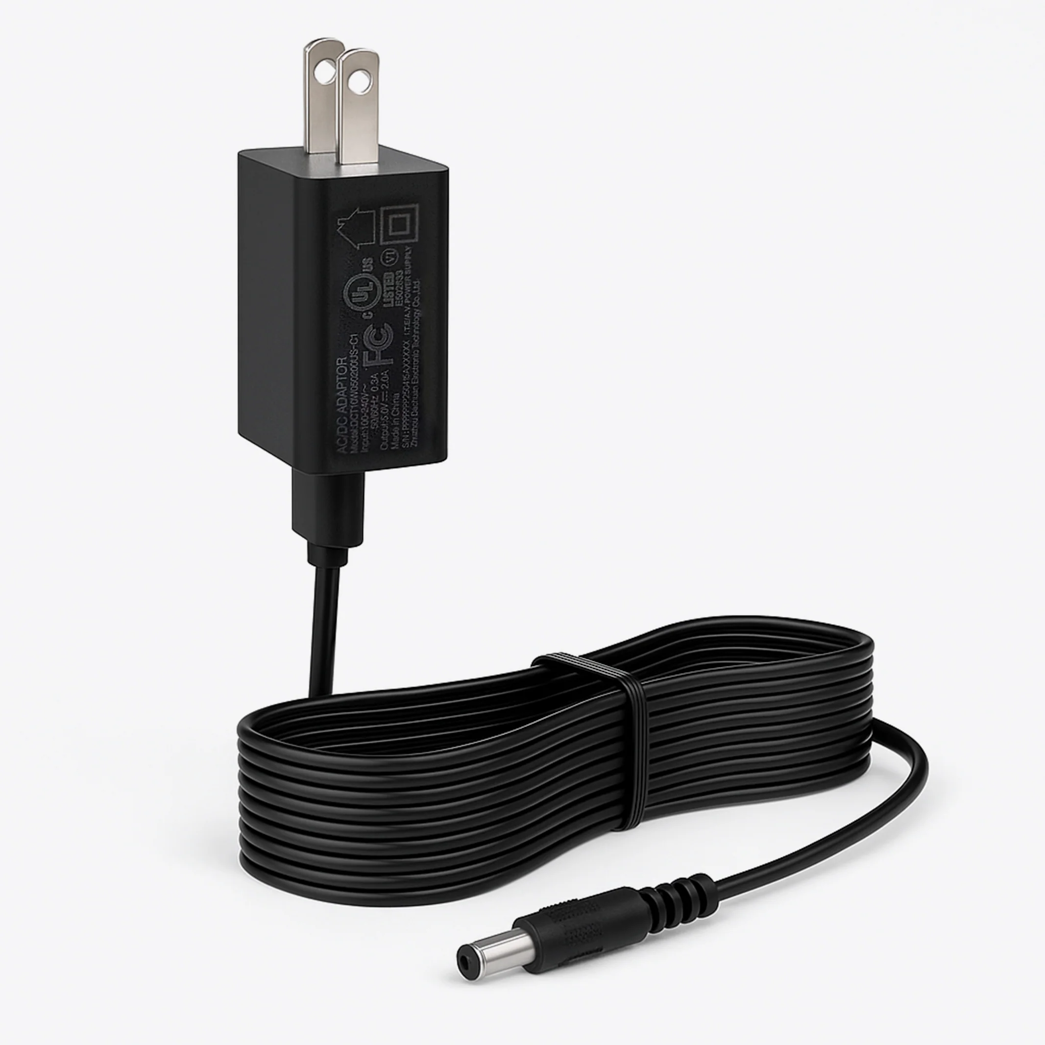 DeerRun® Bike Extension Cord, 10 ft, 5V 2A, with Adapter