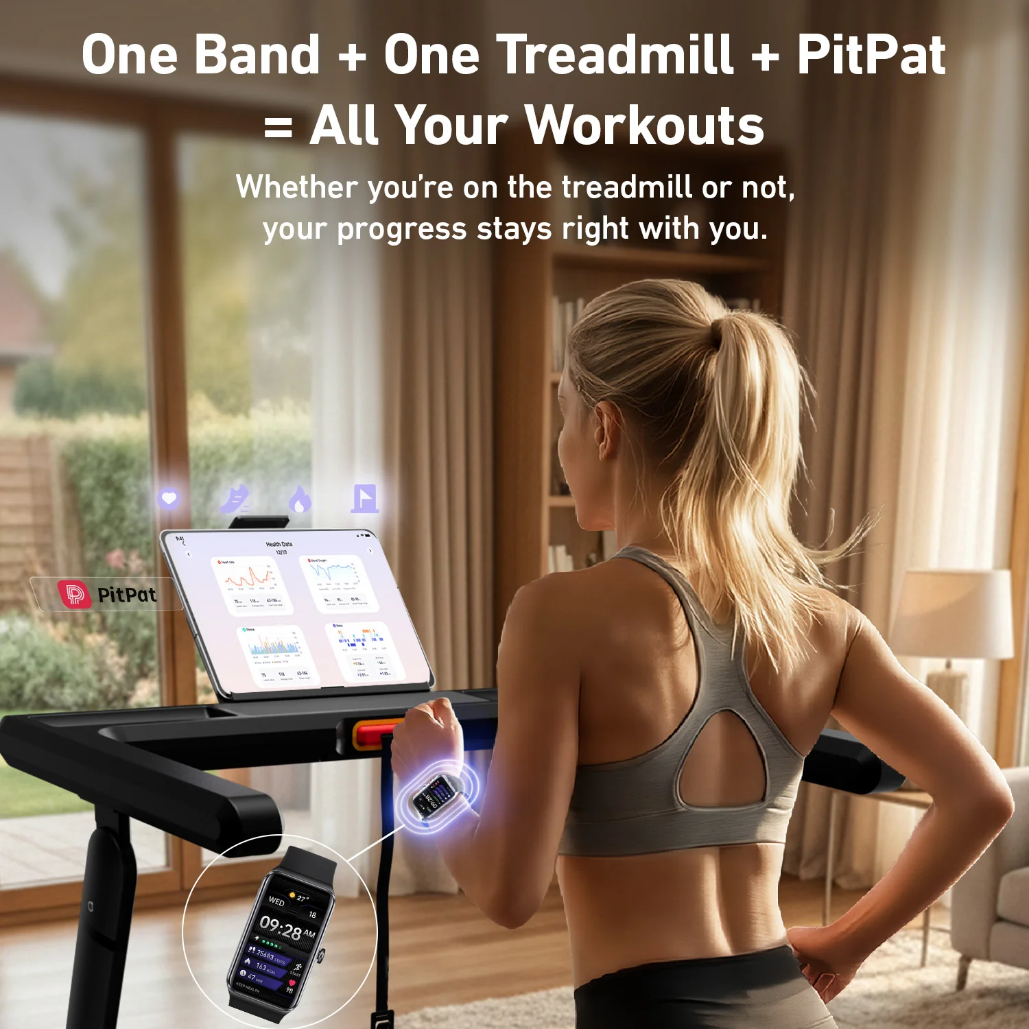 DeerRun® Fitness Smart Watch: Sync to PitPat App & Track Workouts - Image 3