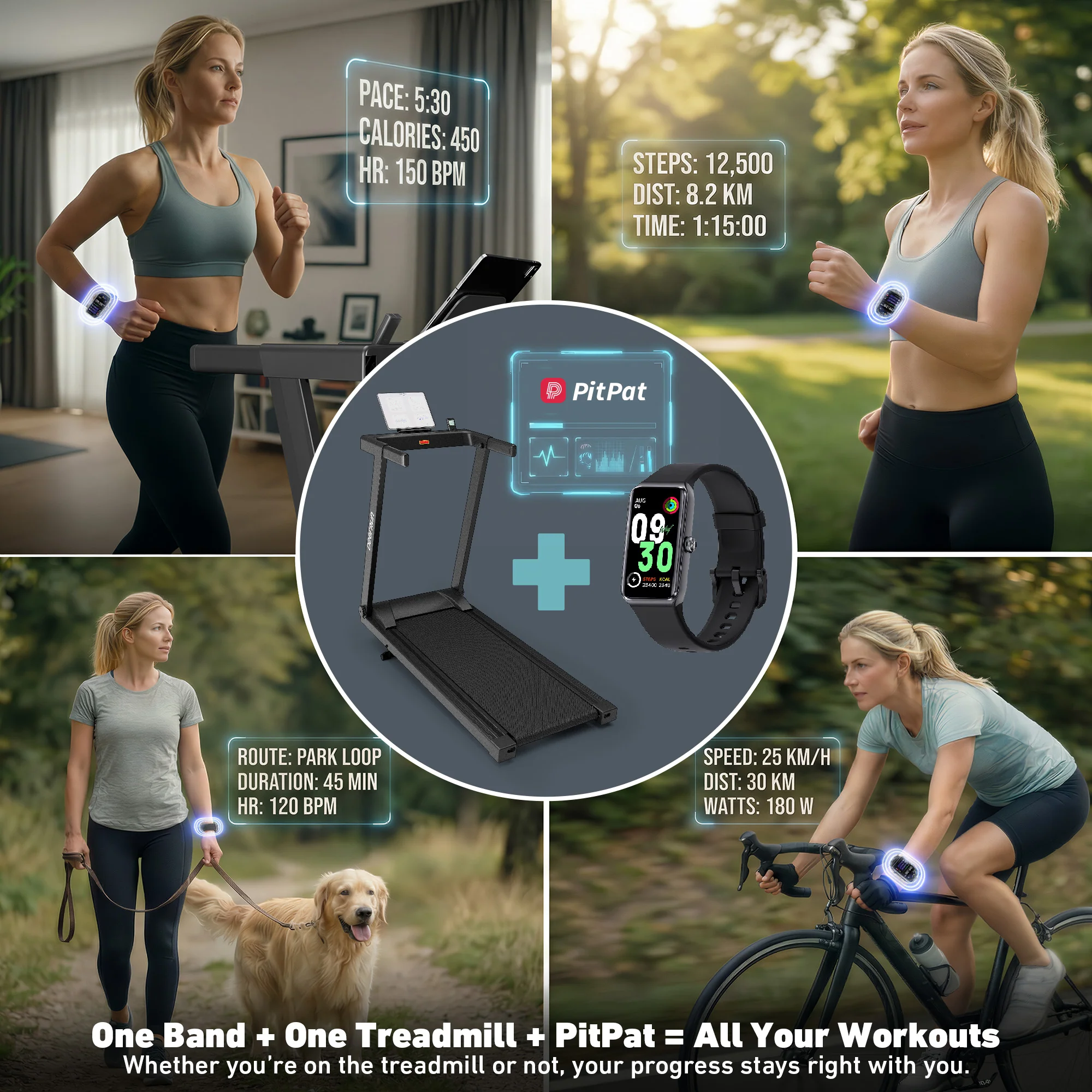 DeerRun® Fitness Smart Watch: Sync to PitPat App & Track Workouts - Image 5