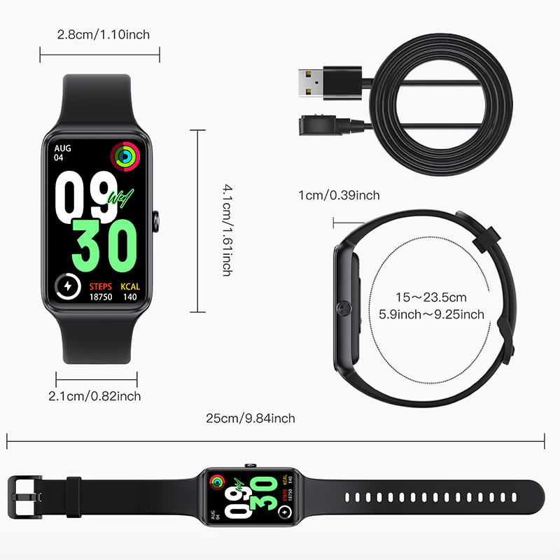 DeerRun® Fitness Smart Watch: Sync to PitPat App & Track Workouts - Image 9