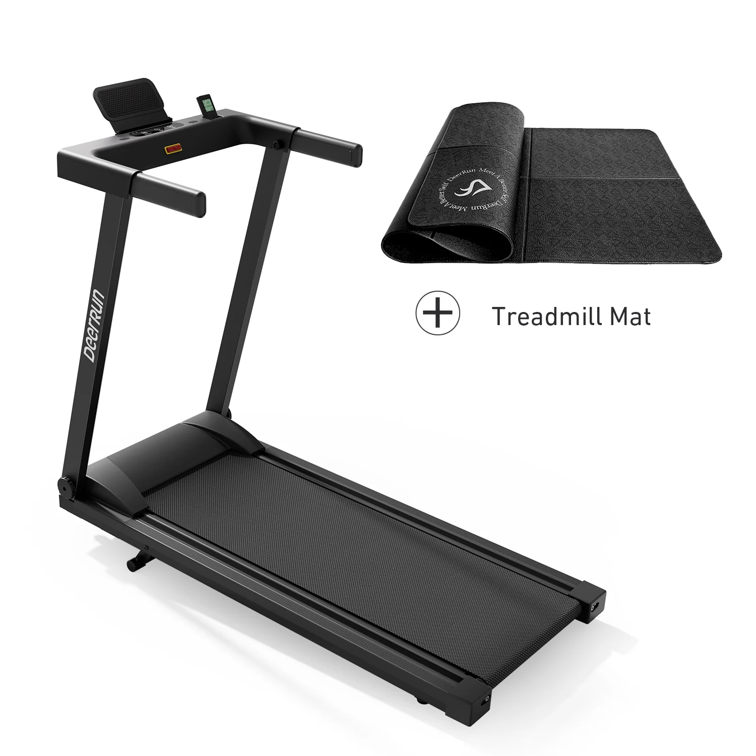 DeerRun All-New 2026 A1 Pro Move+ Smart Foldable Treadmill with 6% Incline & NFC | 350 lbs, 10 mph, Black - Image 27