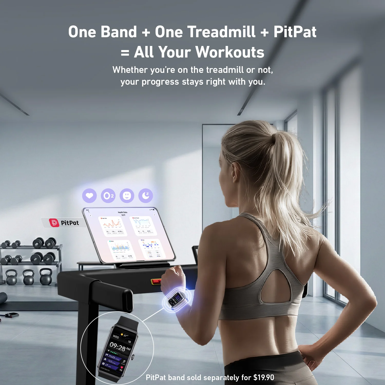 DeerRun All-New 2026 A1 Pro Move+ Smart Foldable Treadmill with 6% Incline & NFC | 350 lbs, 10 mph, Black - Image 5