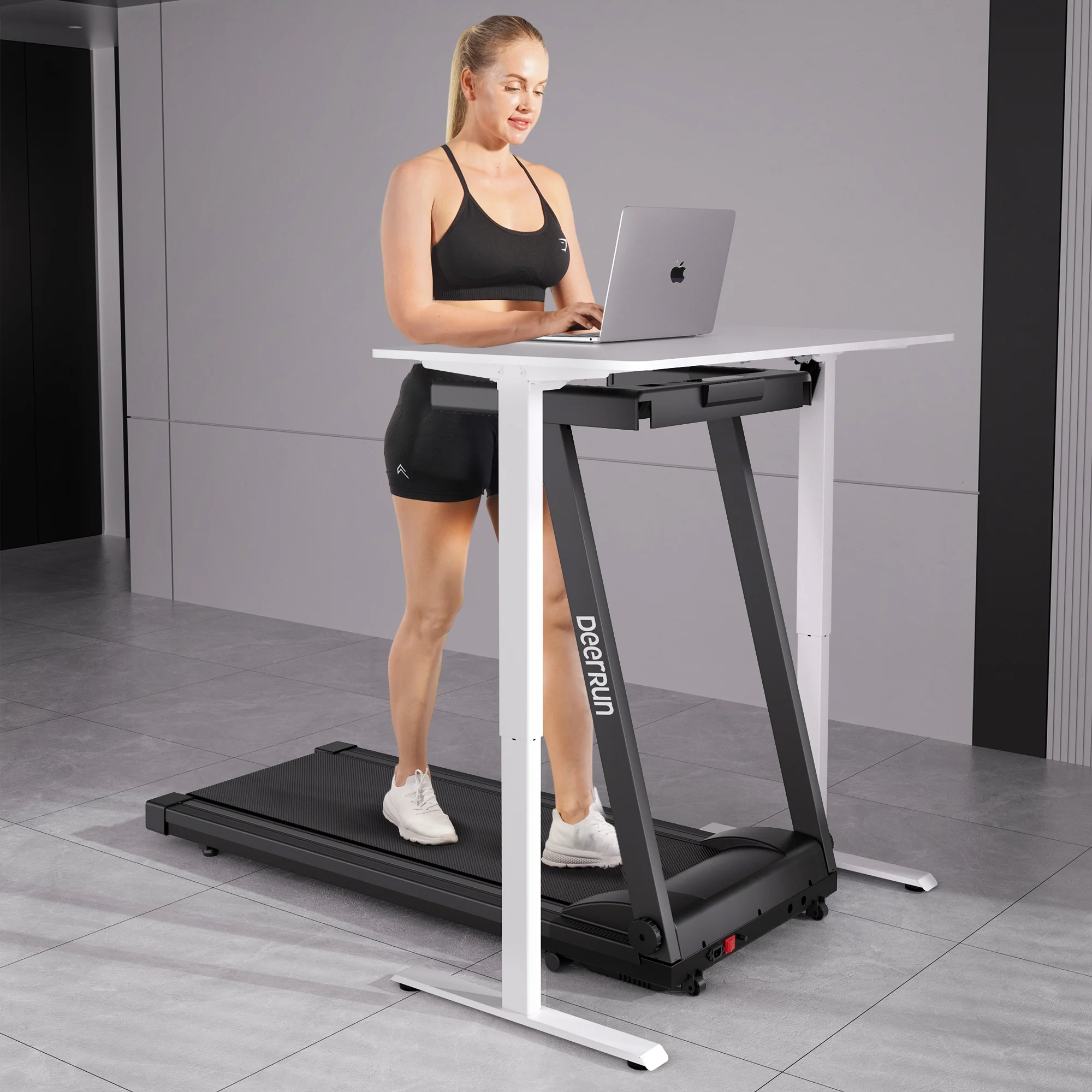 DeerRun All-New 2026 A1 Pro Move+ Smart Foldable Treadmill with 6% Incline & NFC | 350 lbs, 10 mph, Black - Image 8