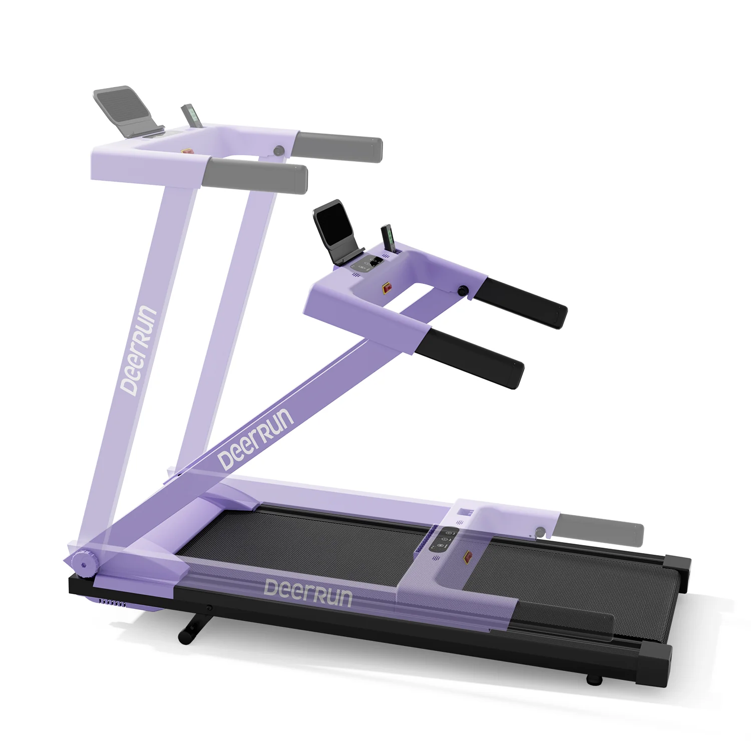 DeerRun All-New 2026 A1 Pro Move+  6% Incline Foldable Treadmill——Upgraded Chip & NFC Support | 350 lbs, 10 mph Dreamy Violet - Image 18
