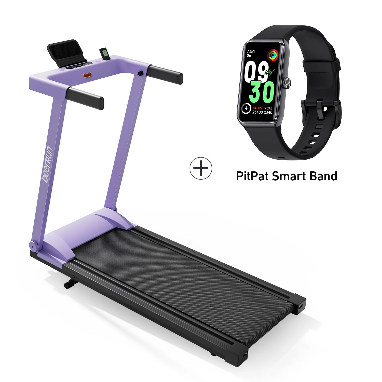DeerRun All-New 2026 A1 Pro Move+  6% Incline Foldable Treadmill——Upgraded Chip & NFC Support | 350 lbs, 10 mph Dreamy Violet - Image 24