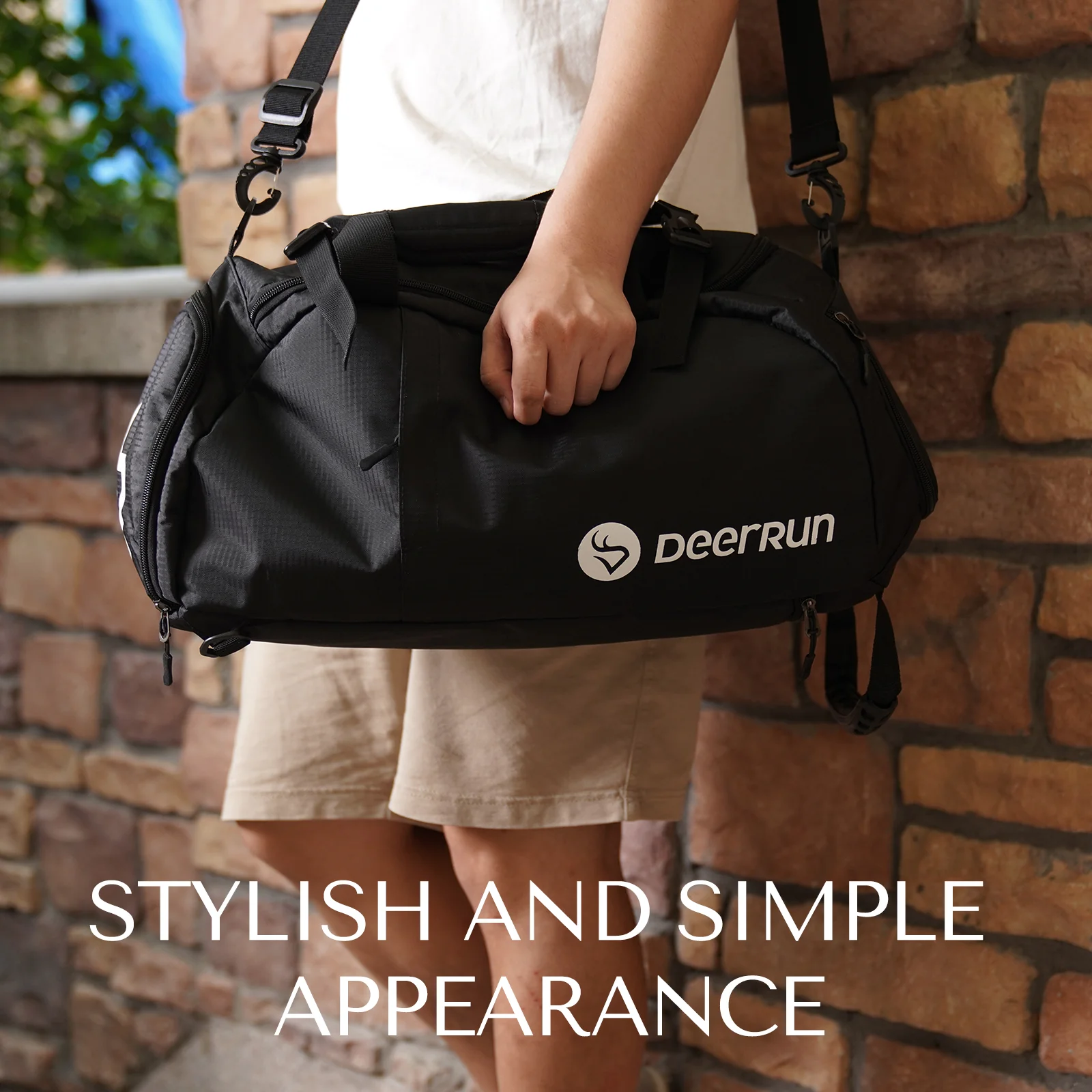 DeerRun® Ultimate Gym Bag with Water Resistant Pouch - Image 3