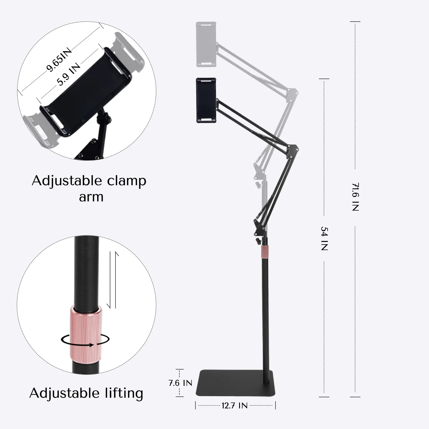 DeerRun® Mobile Phone Holder for Walking on Treadmills - Image 4