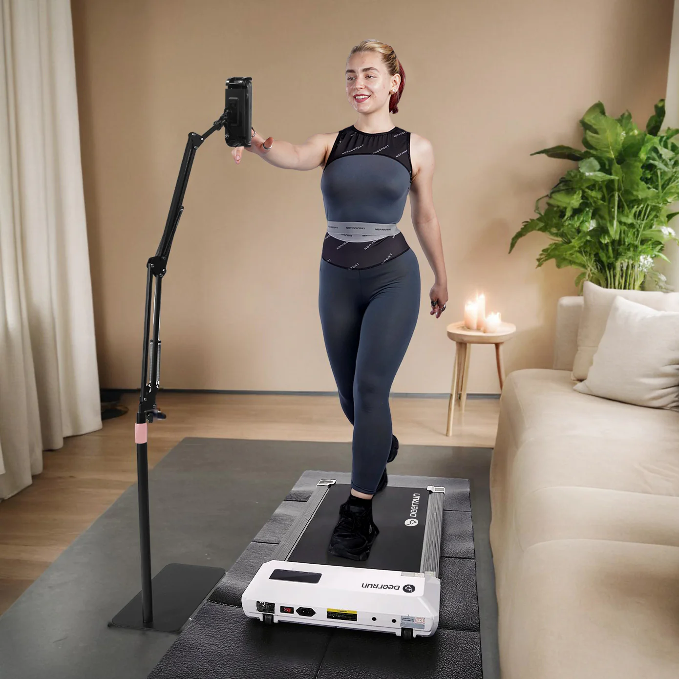 DeerRun® Mobile Phone Holder for Walking on Treadmills - Image 5