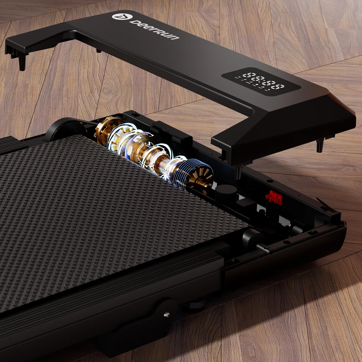 DeerRun Q2 Urban Smart Walking Pad with 7% Incline Treadmill Remote Control Black - Image 17