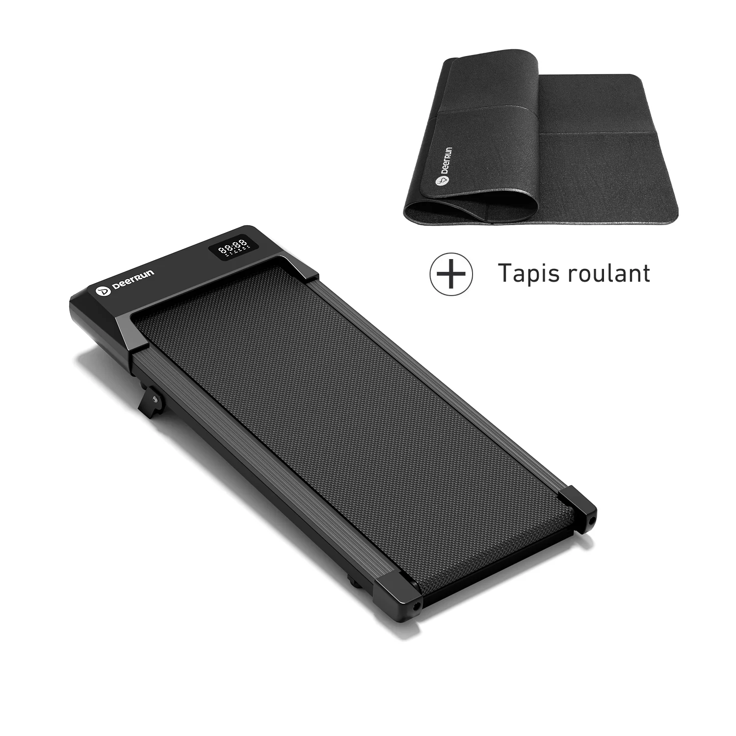 DeerRun Q2 Urban Smart Walking Pad with 7% Incline Treadmill Remote Control Black - Image 20