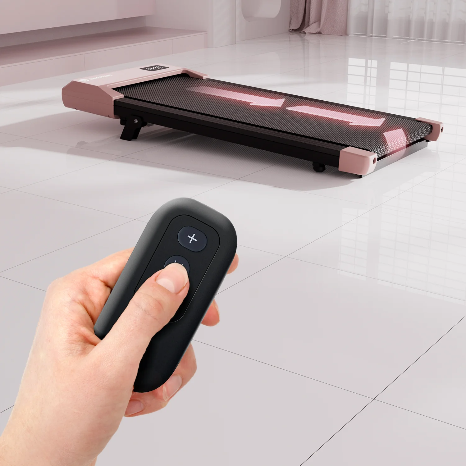 DeerRun Q2 Urban Smart Walking Pad with 7% Incline Treadmill Remote Control - Image 11