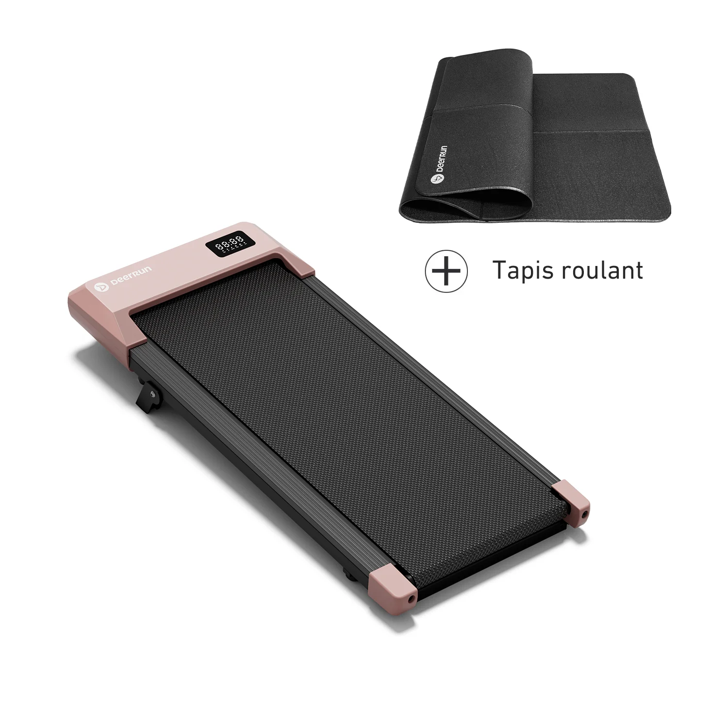 DeerRun Q2 Urban Smart Walking Pad with 7% Incline Treadmill Remote Control Rose Gold - Image 19