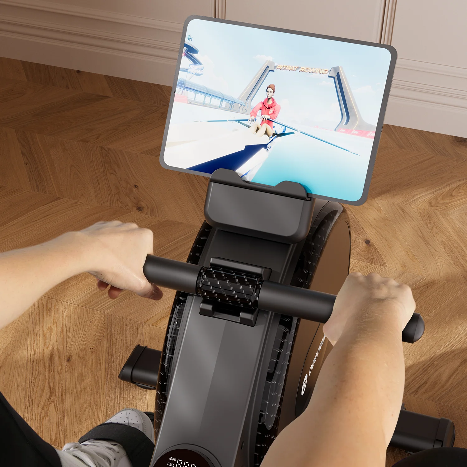 DeerRun R1 Pro Ultra-Quiet 32-Level Magnetic Resistance Smart Rower for Home - Image 12