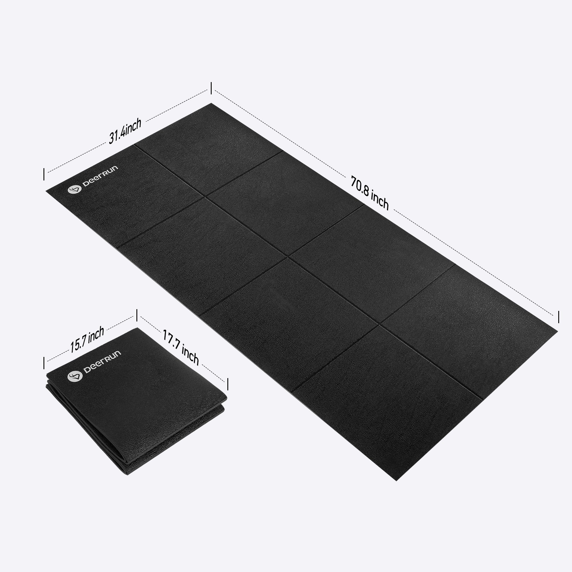 DeerRun® Treadmill & Rowing Machine Mat, Compatibility with X20 & RW600 - Image 6