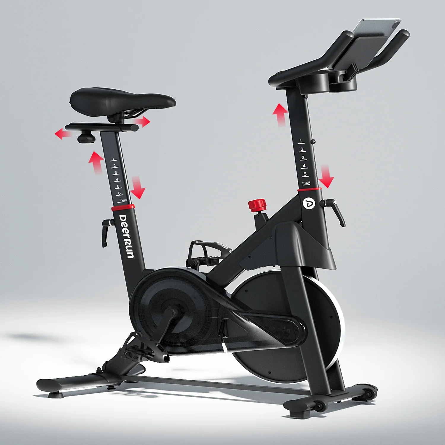 DeerRun S500 PM 25-level Magnetic Resistance Indoor Smart Bike with One-Way Bearing System - Image 13