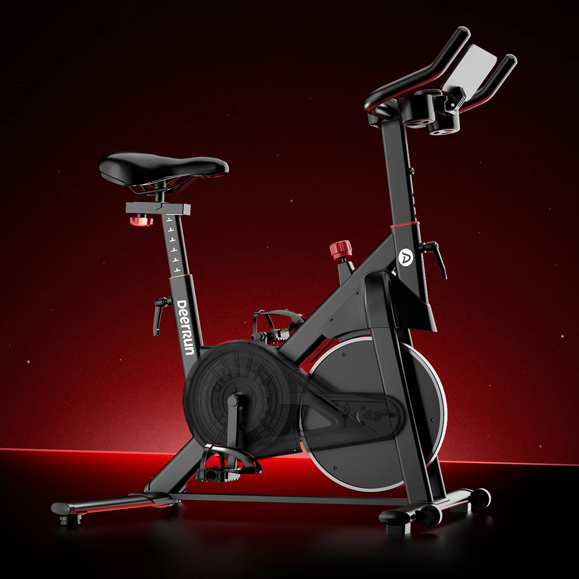 DeerRun S500 Pro King Size Indoor Exercise Bike for Tall Riders 32 Magnetic Adjustable Resistance, LED Screen - Image 6