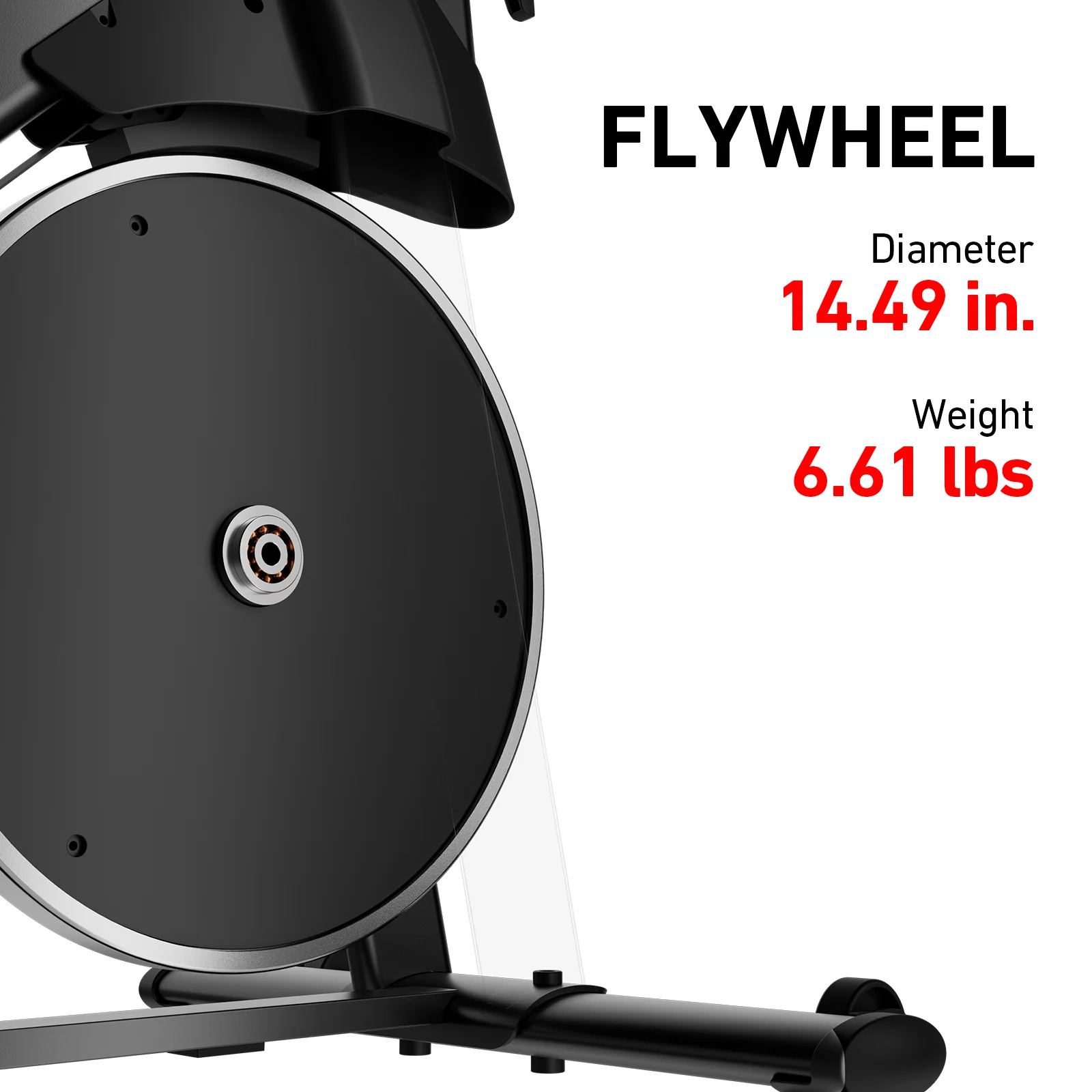 DeerRun S500 Pro King Size Indoor Exercise Bike for Tall Riders 32 Magnetic Adjustable Resistance, LED Screen - Image 9
