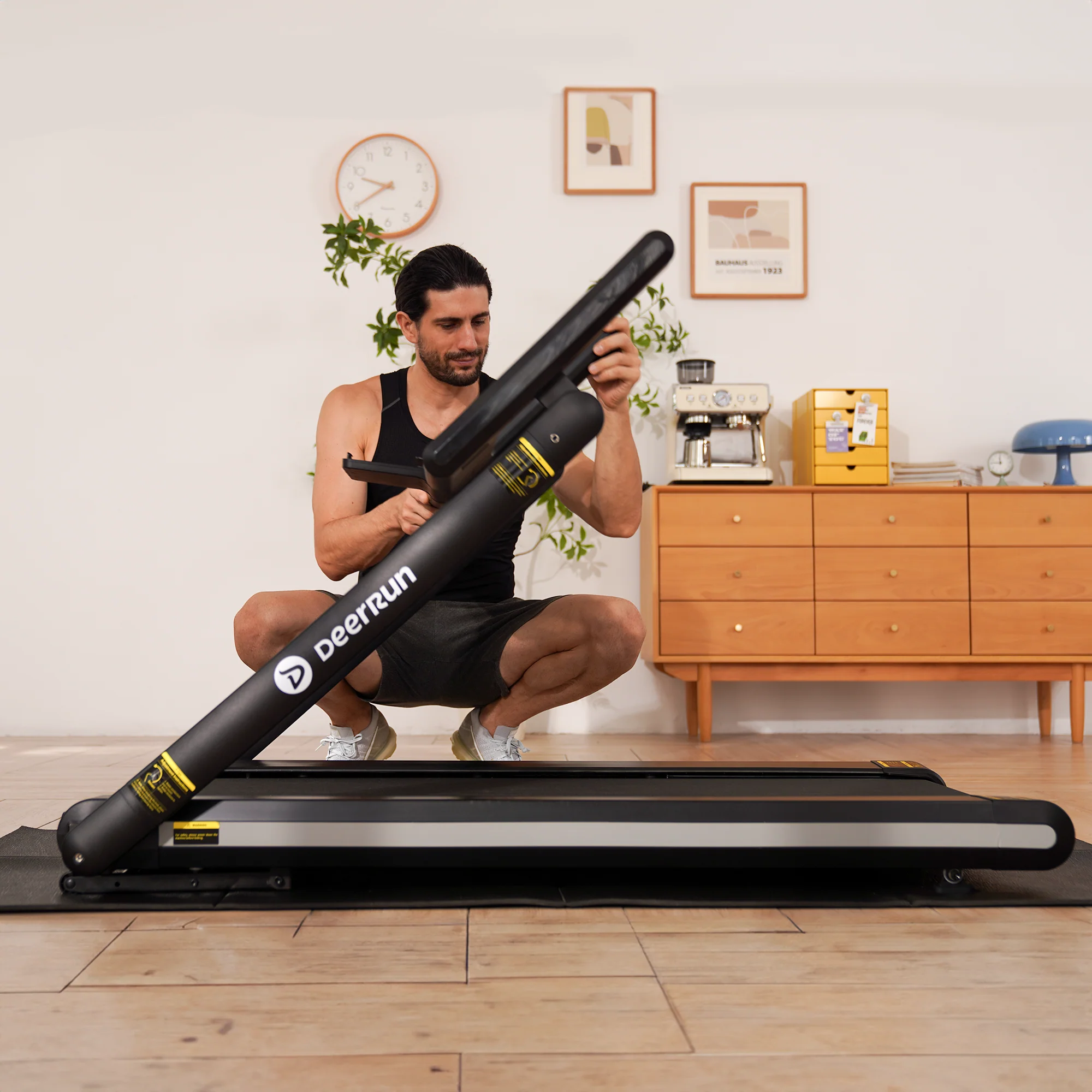 DeerRun X20 Treadmill with 15% Auto Incline Full Running Deck Treadmill | 400 lbs, 11.3 mph - Image 16