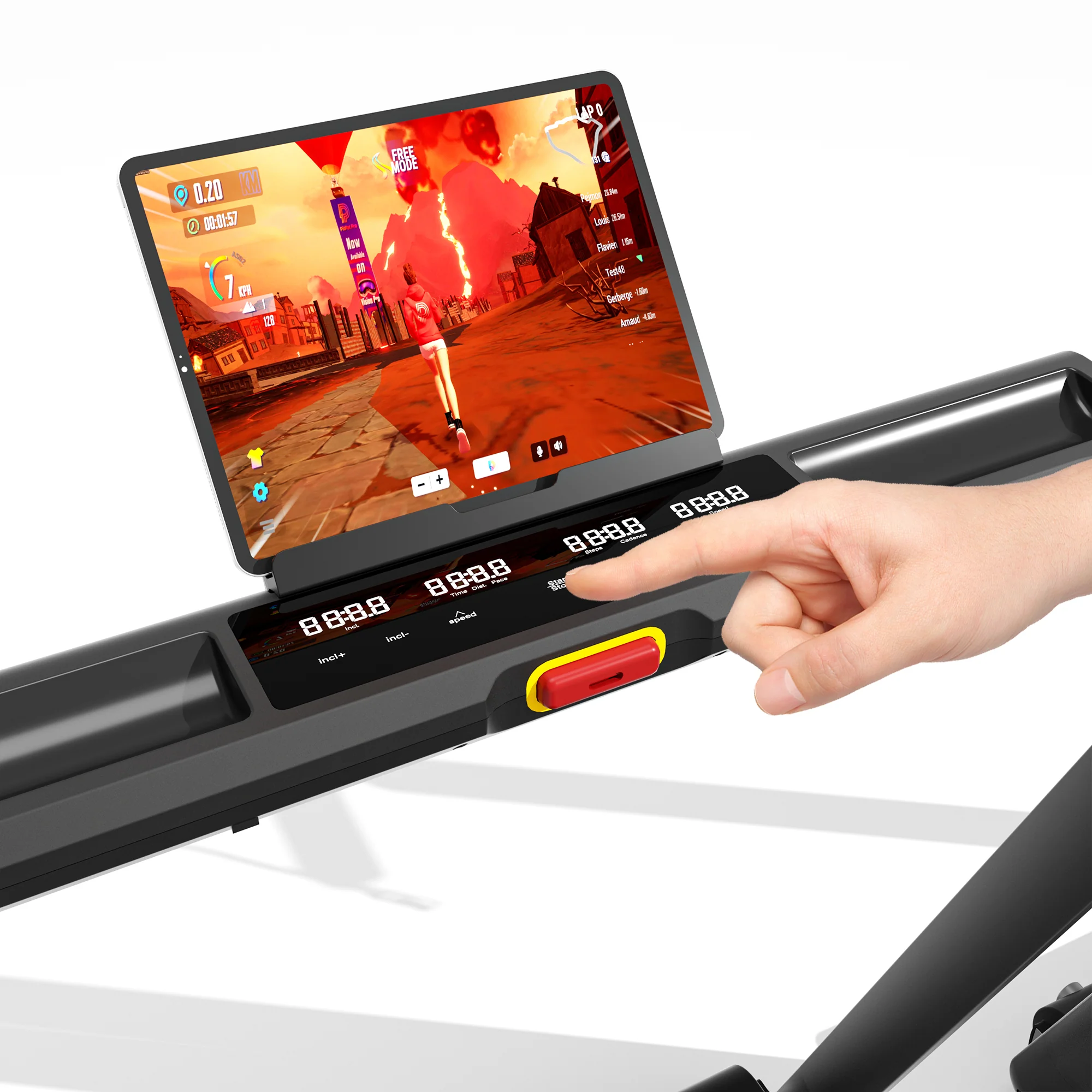 DeerRun X20 Treadmill with 15% Auto Incline Full Running Deck Treadmill | 400 lbs, 11.3 mph - Image 23