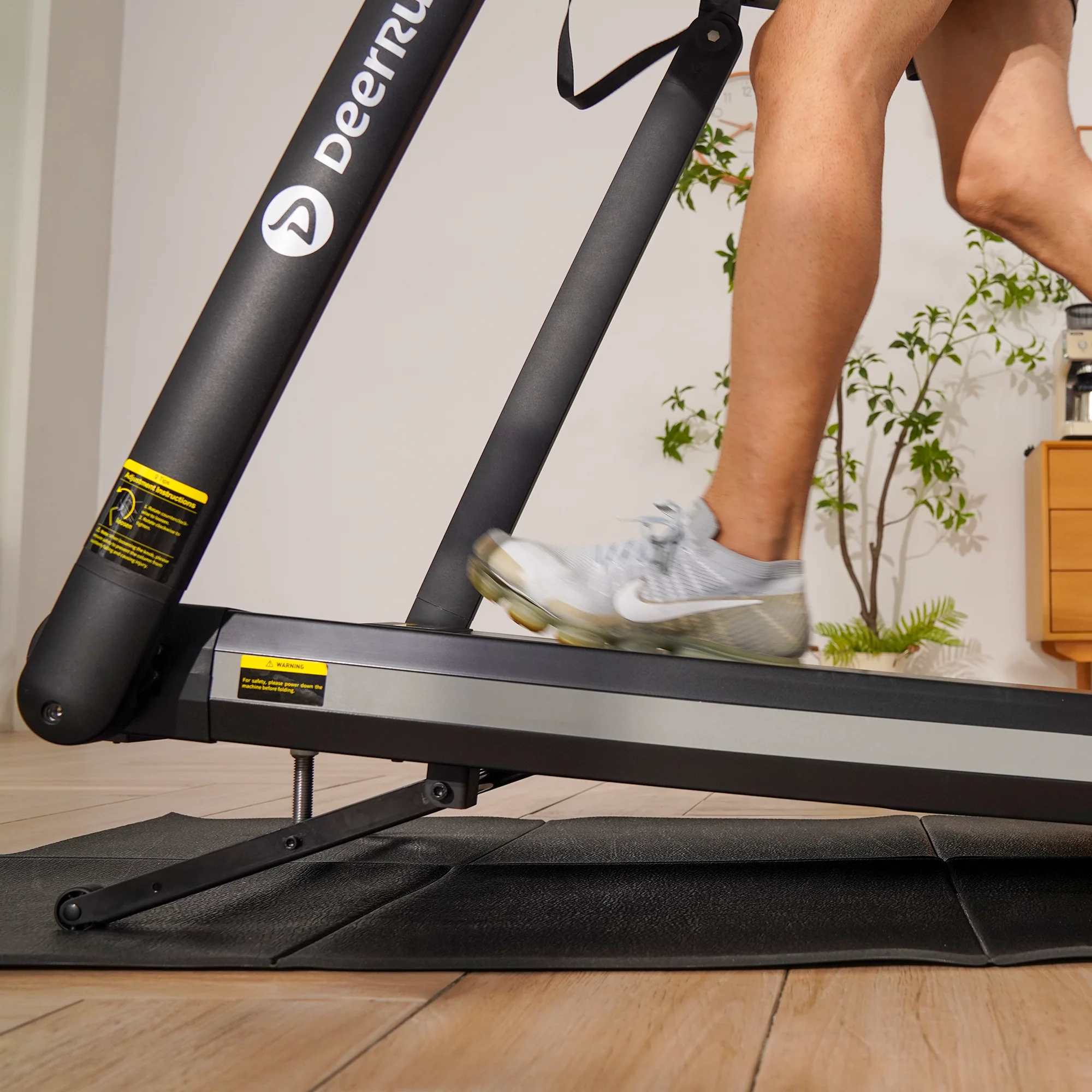 DeerRun X20 Treadmill with 15% Auto Incline Full Running Deck Treadmill | 400 lbs, 11.3 mph - Image 9