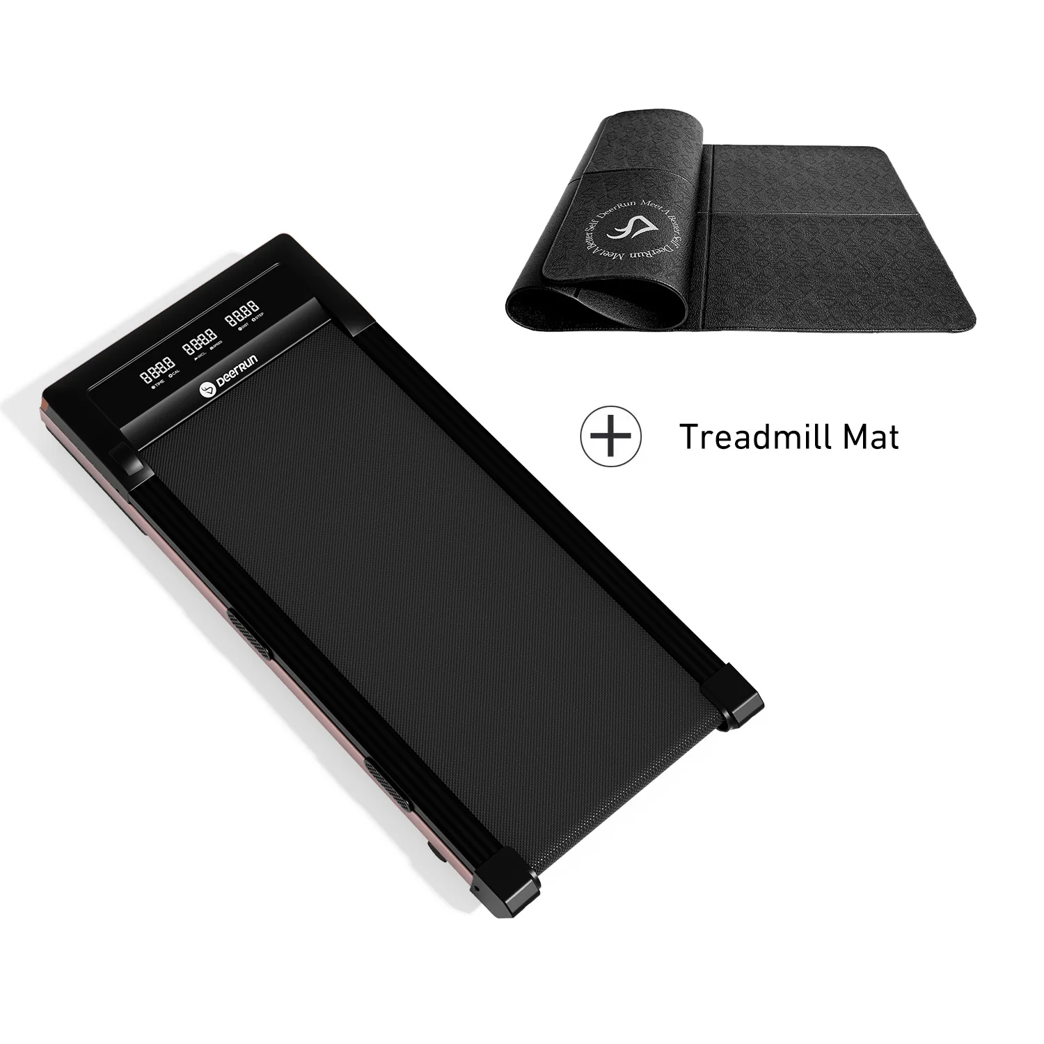 DeerRun Z10 12% Auto Incline Smart Walking Pad Treadmill with remote control-Black - Image 14