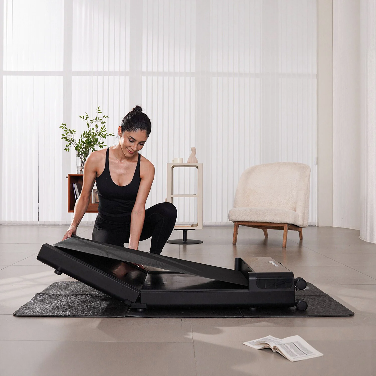 DeerRun Z20 Foldable Walking Pad Treadmill – Ultra Compact with LED Display - Image 7