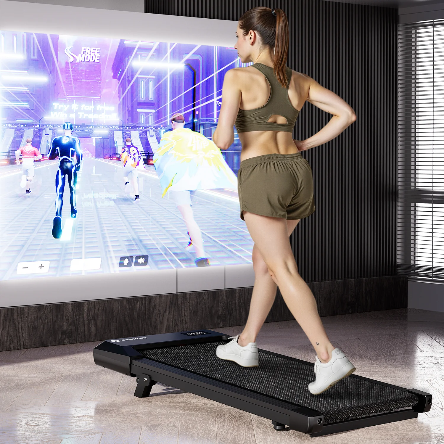 DeerRun 2026 Q2 Urban Plus Smart Walking Pad with 7% Incline for Space-Saving Active Walking - Image 7